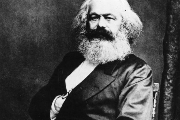 Karl Marx, the philosopher and sociologist who advocated struggle for social change