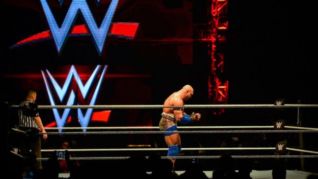 WWE wrestler in ring