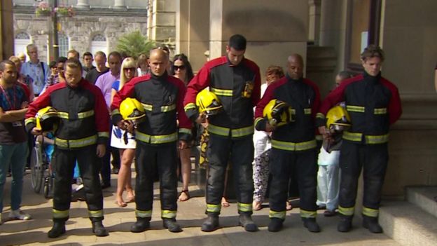 London fire fighters