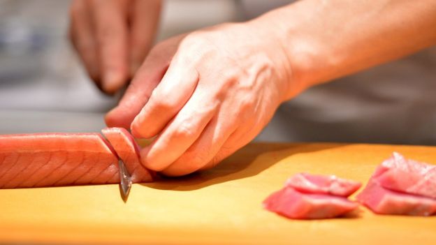 Preparación de sushi