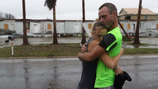 El huracán Harvey devastó parte del sur de Texas.