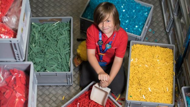 Stanley Bolland, 7, at Legoland Windsor