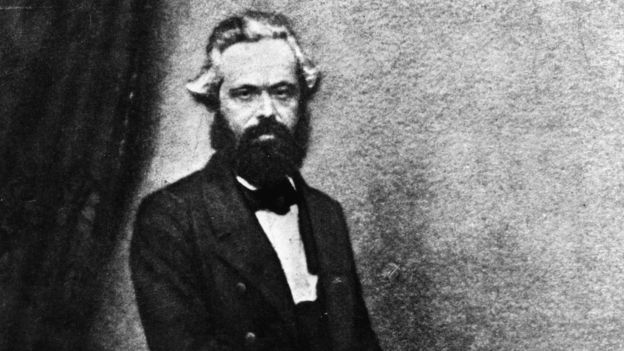Marx en una foto de 1860