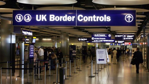 Posto de imigração do aeroporto de Heathrow