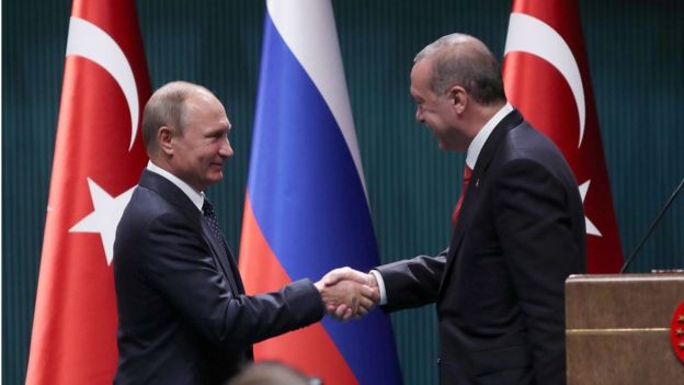 Владимир Путин и Реджеп Эрдоган