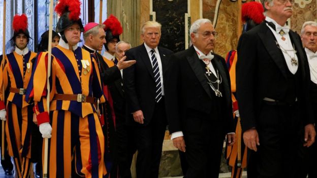 Donald Trump at the Vatican