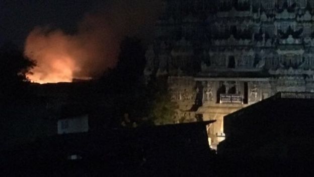 மீனாட்சியம்மன் கோயில் தீ விபத்து
