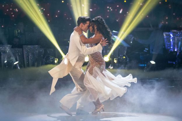 Alexandra Burke and Gorka Marquez