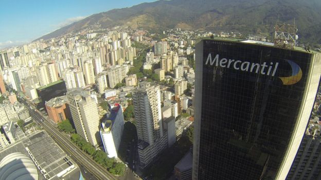 Sede del banco Mercantil en Caracas.