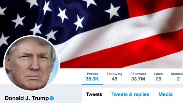 Cuenta de Twitter de Donald Trump