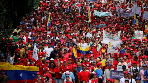 Maduro supporters. Photo: 19 April 2017