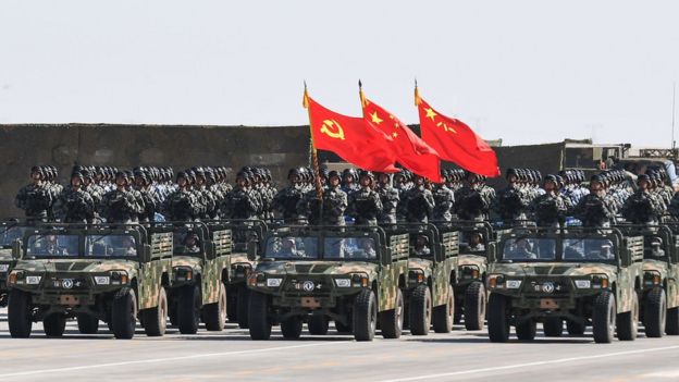 Chinese military parade