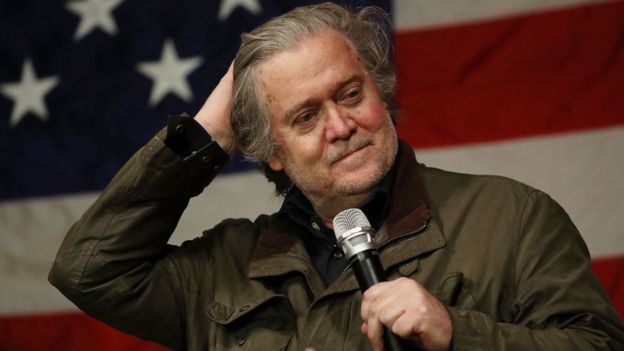 Steve Bannon, co-fundador de Cambridge Analytica.
