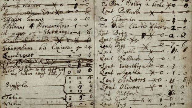 Newton's accounts