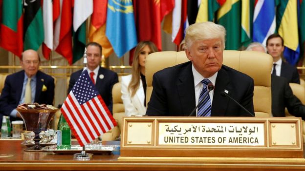 Donald Trump en Arabia Saudita