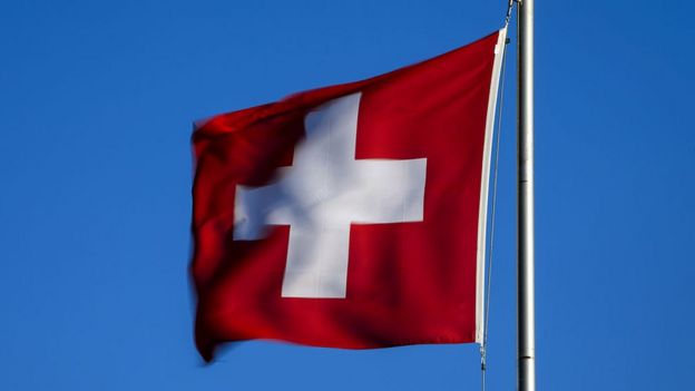 Bandera de Suiza.