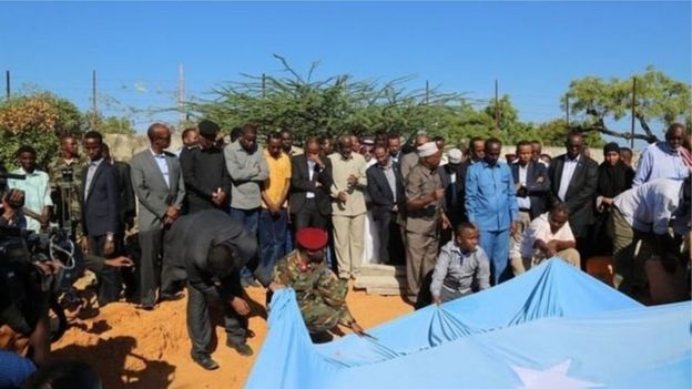 Burial of Abas Abdullahi Sheikh