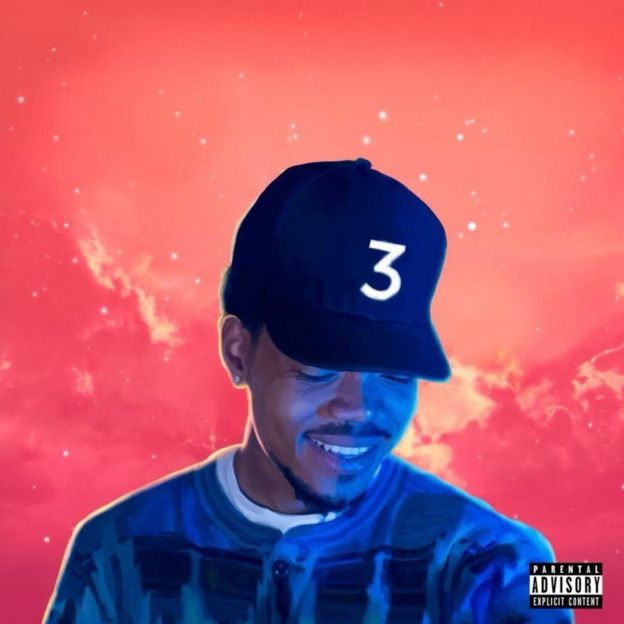 The cover for Chance The Rapper's album, Coloring Book