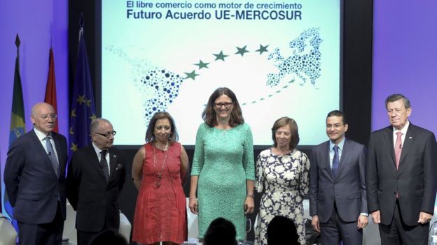 Conferência sobre acordo de comércio UE-Mercosul em Madri, 3 de julho de 2017