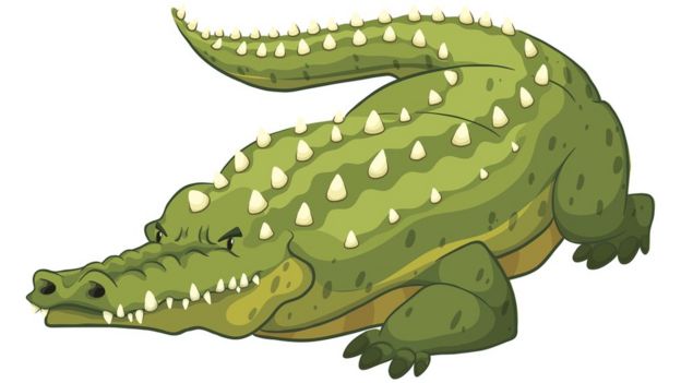 Dibujo de un cocodrilo