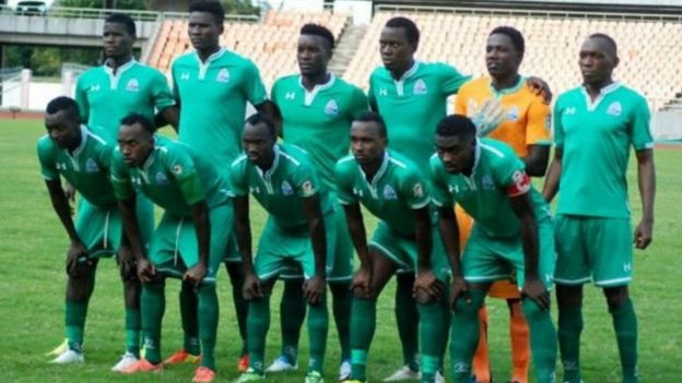 Wachezaji wa Gor Mahia kutoka Kenya