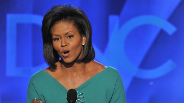 Michelle Obama, en agosto de 2008