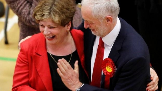 科尔宾和影子外相艾米丽·索恩伯里(Emily Thornberry)