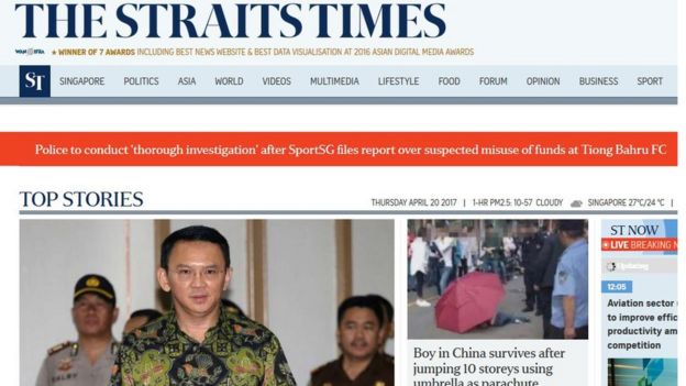 The Strait Times mengutip Jaksa Penuntut Ali Mukartono yang mengatakan Basuki melakukan kesalahan namun ada faktor-faktor yang meringankan. 