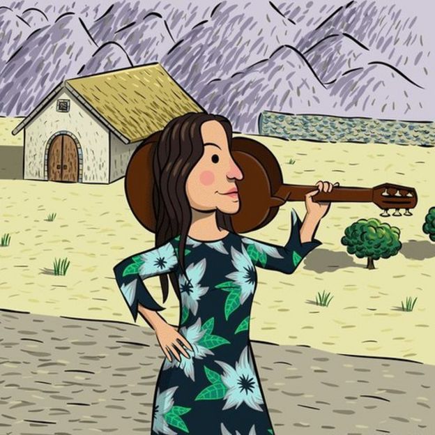 Violeta Parra en el libro de