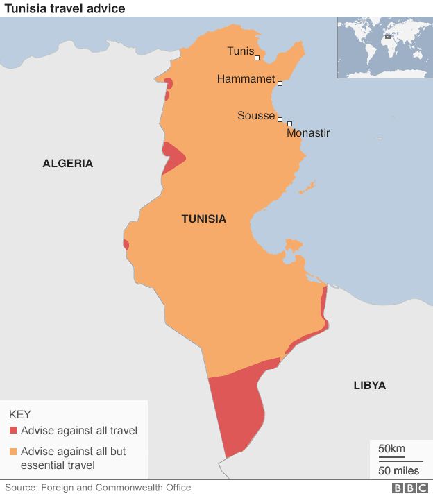tunisia travel alert