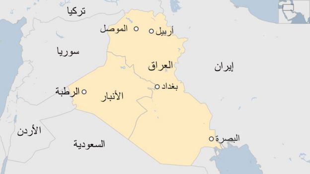 قتلى وجرحى في هجوم على مقر فرقة بالجيش العراقي في الأنبار _95876352_a7bcdcbc-3181-45ec-8127-5fd213bb861c