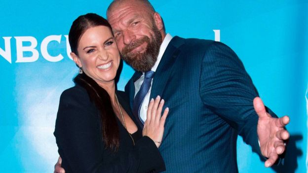 Stephanie McMahon and Paul "Triple H" Levesque