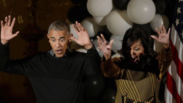 أوباما وميشيل أوباما