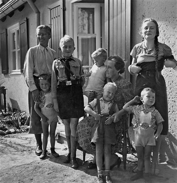 Foto da família Niemann em 1940