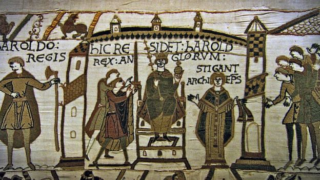 Harold is crowned king after the death of Edward the Confessor