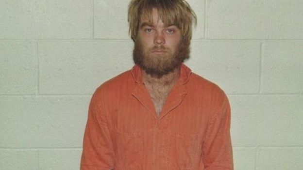 Steven Avery al ser procesado por primera vez