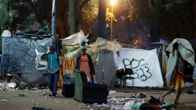 Police operation in Cracolandia (Crackland), in downtown Sao Paulo, Brazil June 11, 2017