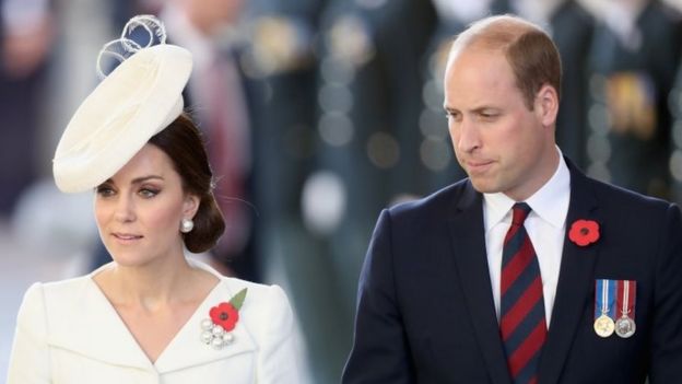 Prince William, Duke of Cambridge and Catherine, Duchess of Cambridge (30 July 2017)