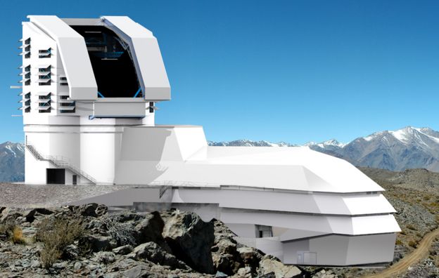 Projeção de como será o LSST