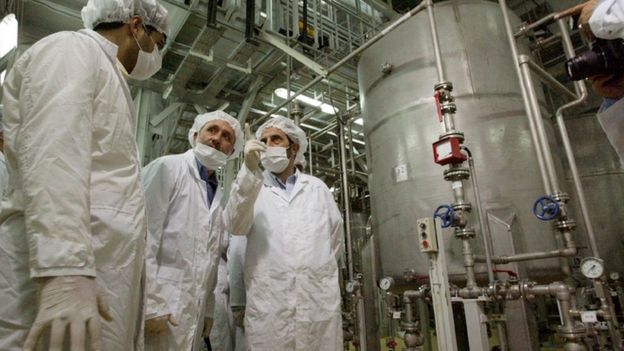 Iranian politicians inspect nuclear facilities