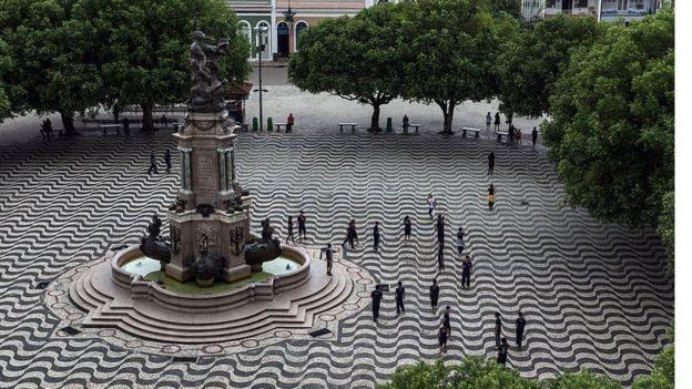 Praça São Sebastião em Manaus