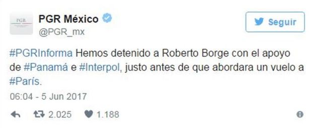 Post de Twitter