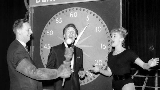 Bruce Forsyth hosting Beat the Clock