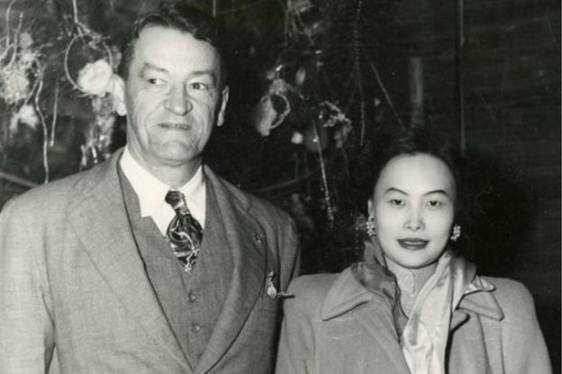 Claire Chennault and Anna Chennault in 1948
