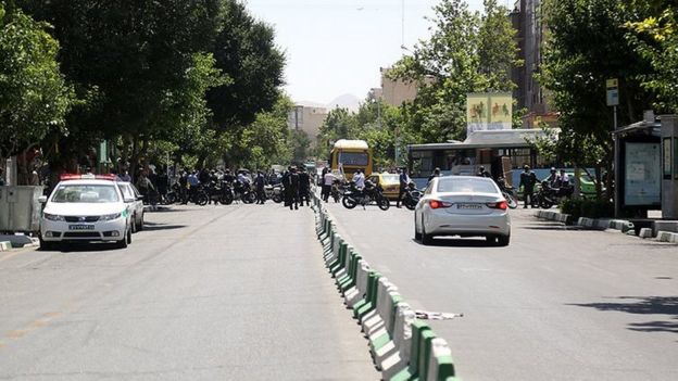 تدابیر امنیتی در اطراف مجلس ایران