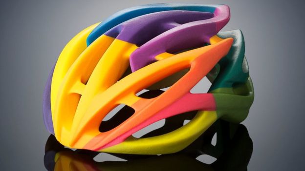 Stratasys 3D printed helmet