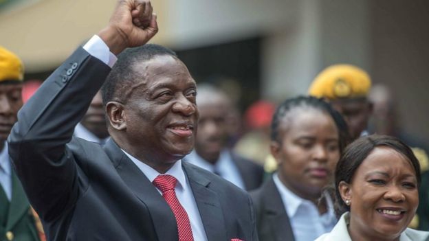 Rais Emmerson Mnangagwa wa Zimbabwe