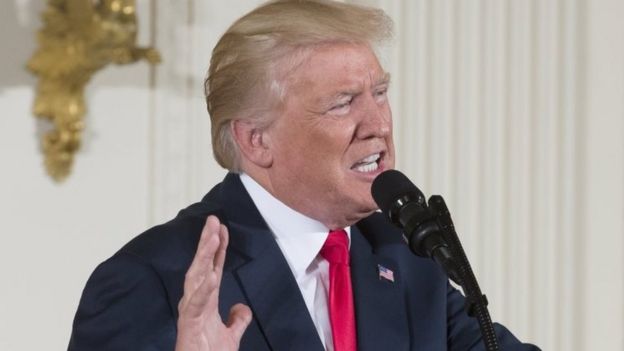 Trump signs Russian Federation sanctions bill, calls it 'seriously flawed'