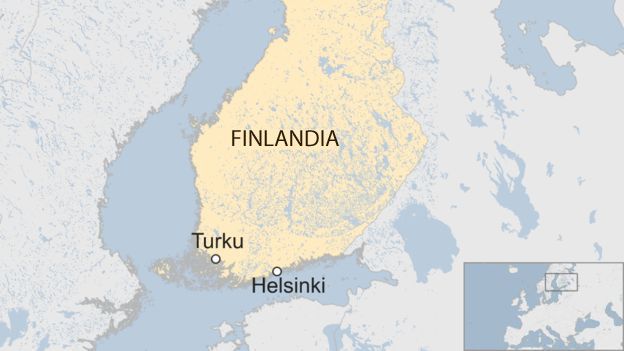 Mapa de Finlandia