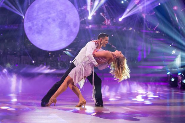 Gemma Atkinson and Aljaz Skorjanec